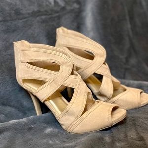 🎉Host Pick 🎉 Christian Siriano for Payless | Nude Strappy Stiletto | Size 8
